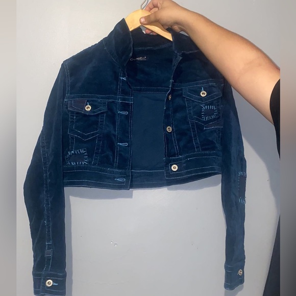 Blue corduroy jacket - Picture 2 of 2